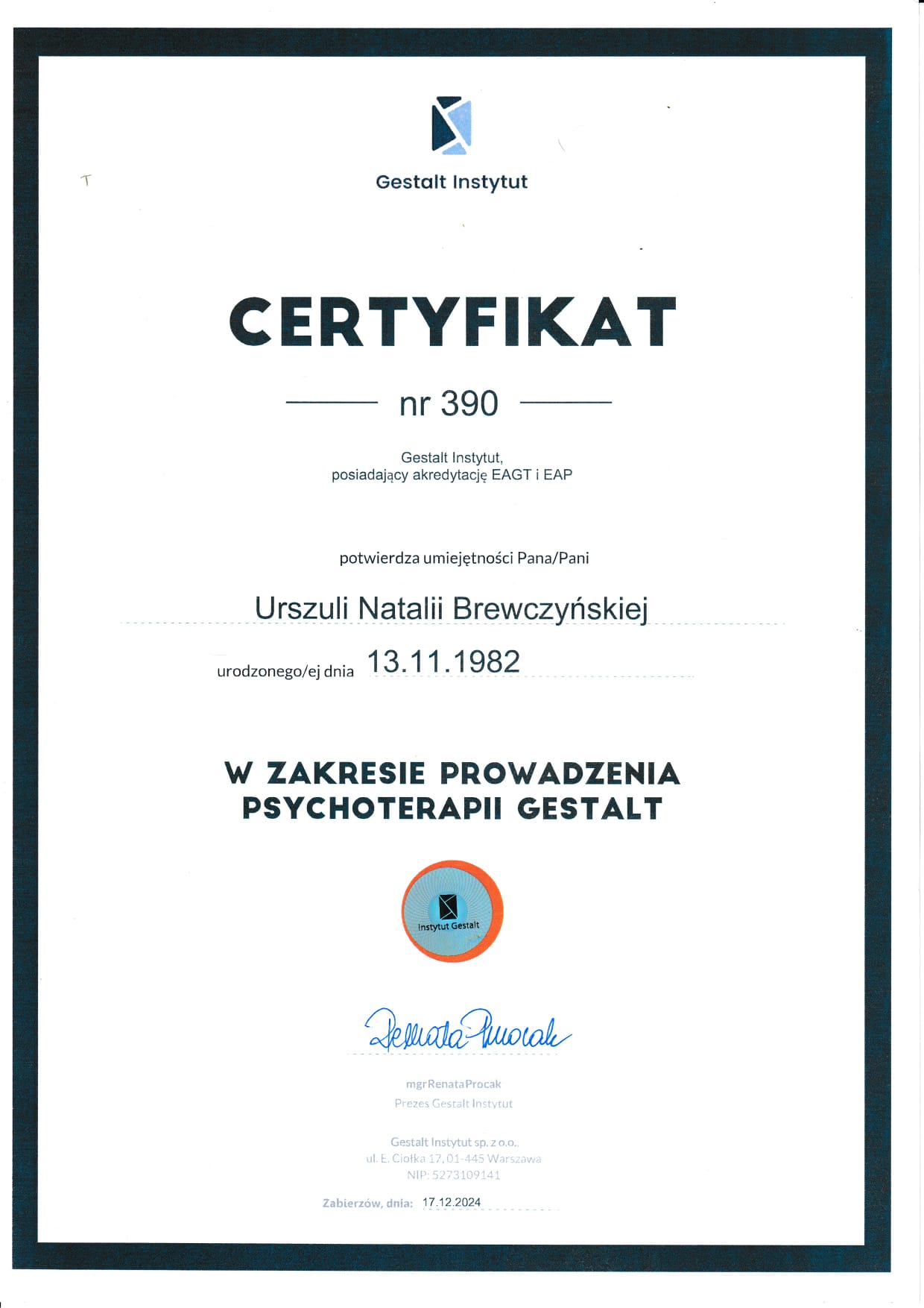 Kwalifikacje certyfikat